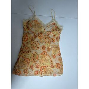 Vintage Rare IDFY Camisole Top Size M Made in USA Floral Print See Description